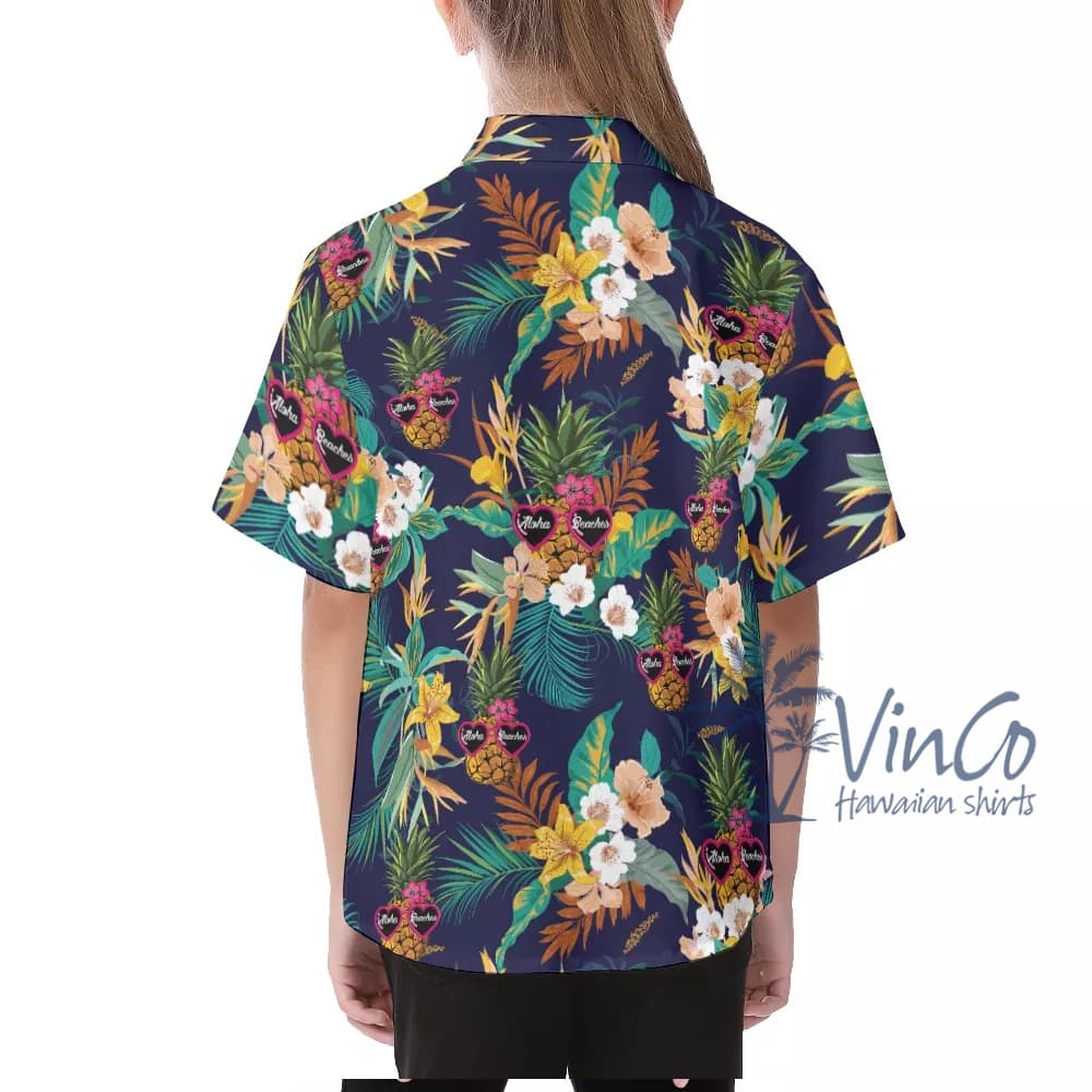 Aloha Beaches Shirt For Kids