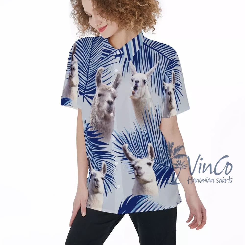 Cool Llama Summer Shirt For Women