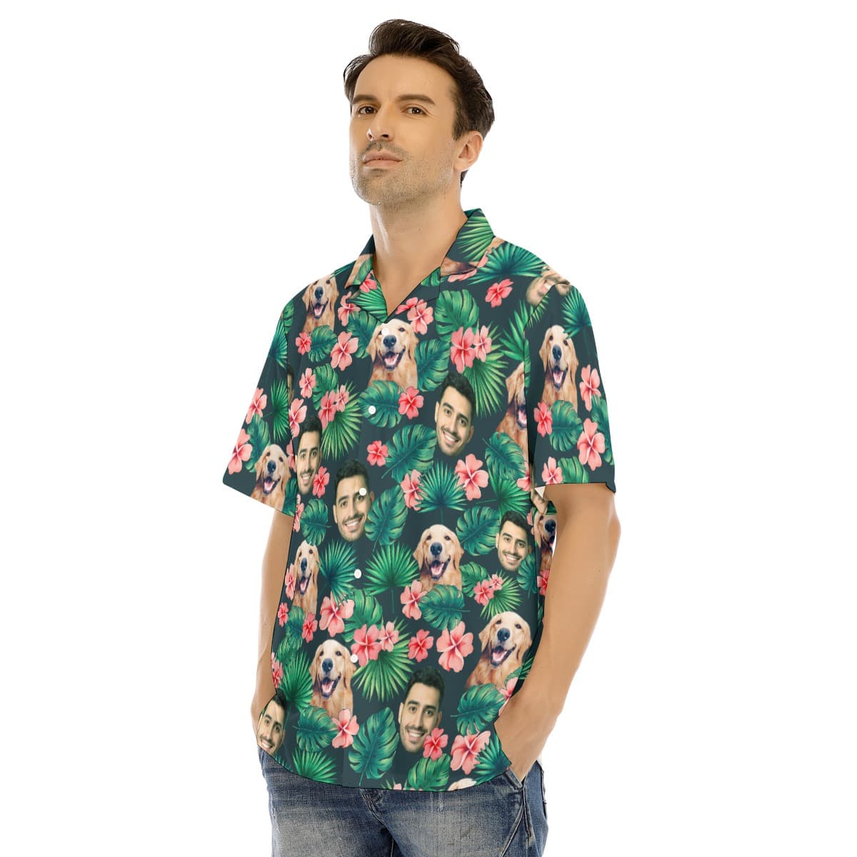 Custom Face Hawaiian Shirt (3)