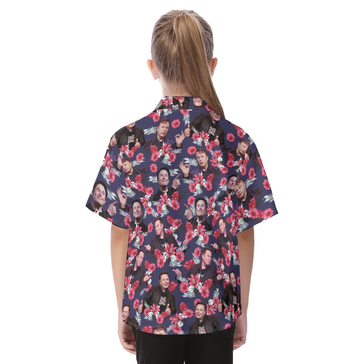 Elon Musk Kid’s Hawaiian Shirt (4)