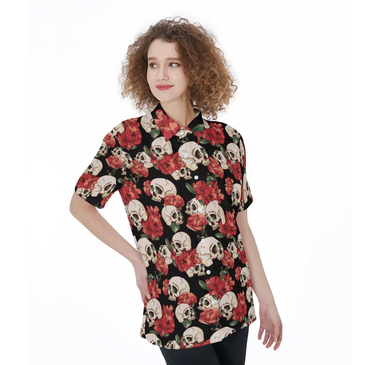 Goth Women's Hawaiian Shirt