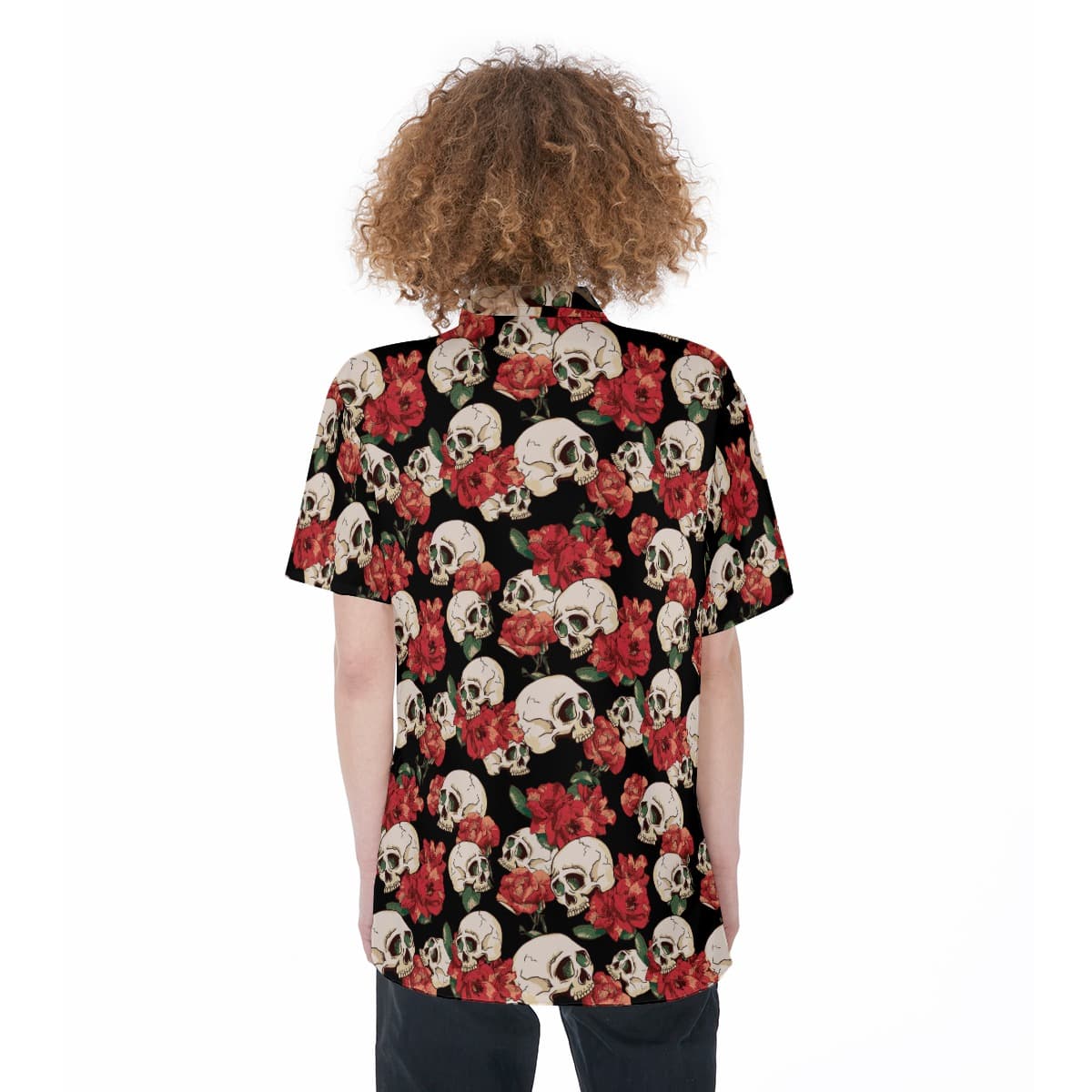 Goth Women’s Hawaiian Shirt (3)