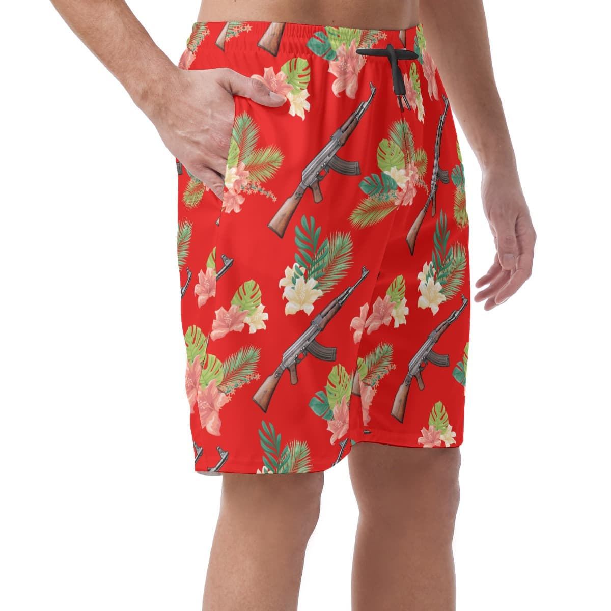 Gun Hawaiian Men Shorts (2)