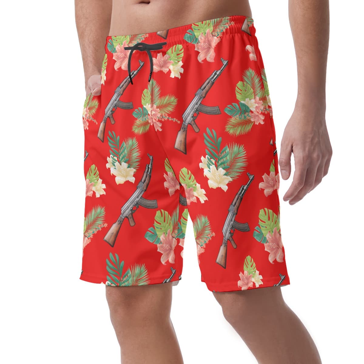 Gun Hawaiian Men Shorts (3)