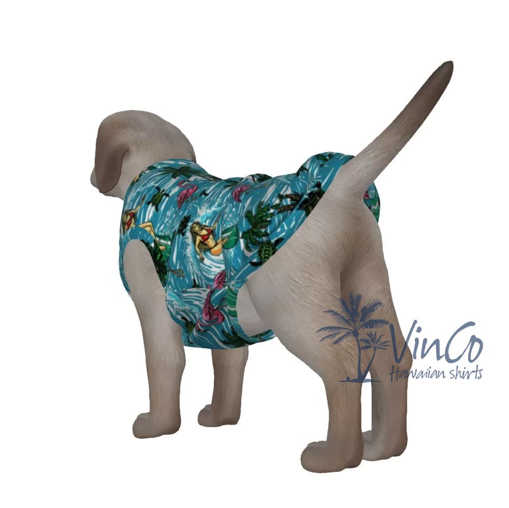 Hot Girl Hawaiian Dog Shirt (3)