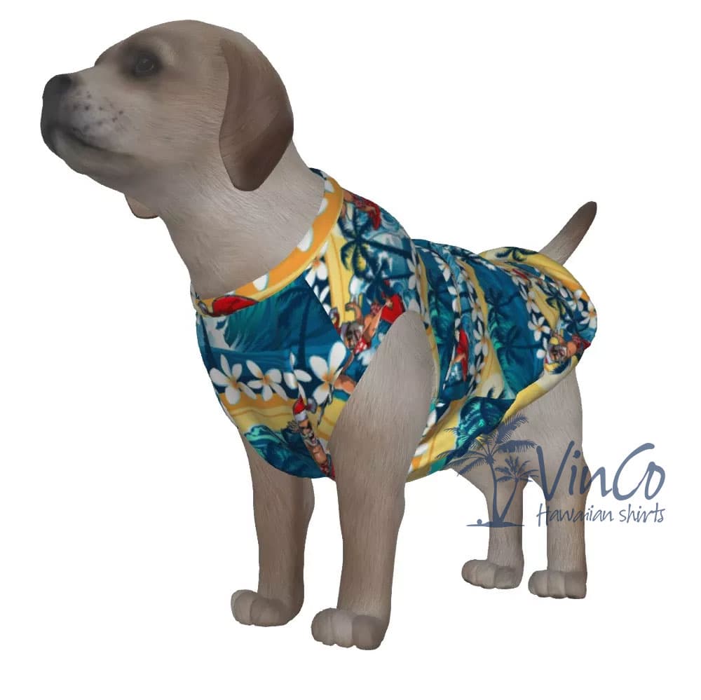 Summer Christmas Santa Dog’s Shirt (2)