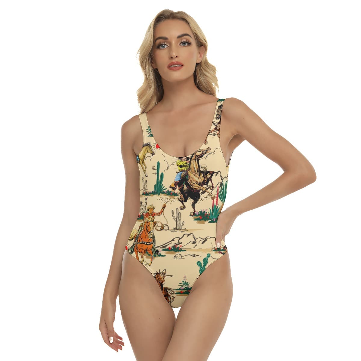 Horse Riding In The Desert Summer Swimsuit