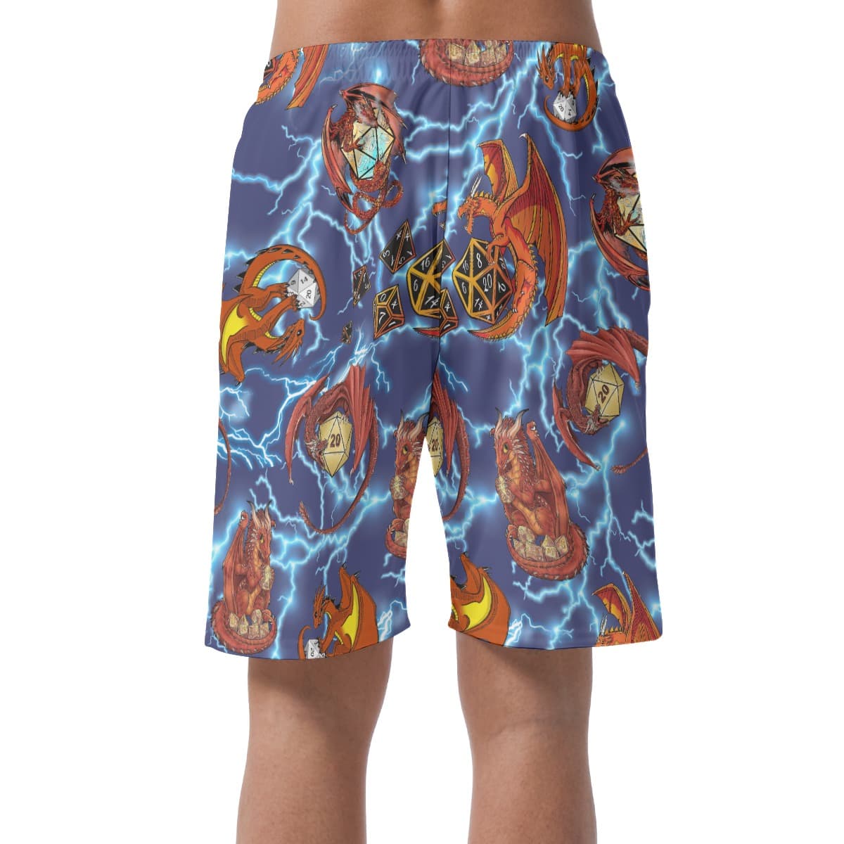 Dnd Dragon Men’s Summer Shorts (4)