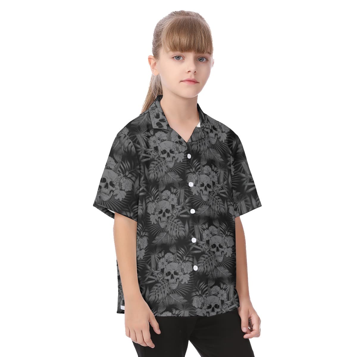 Goth Kid’s Hawaiian Shirt (2)