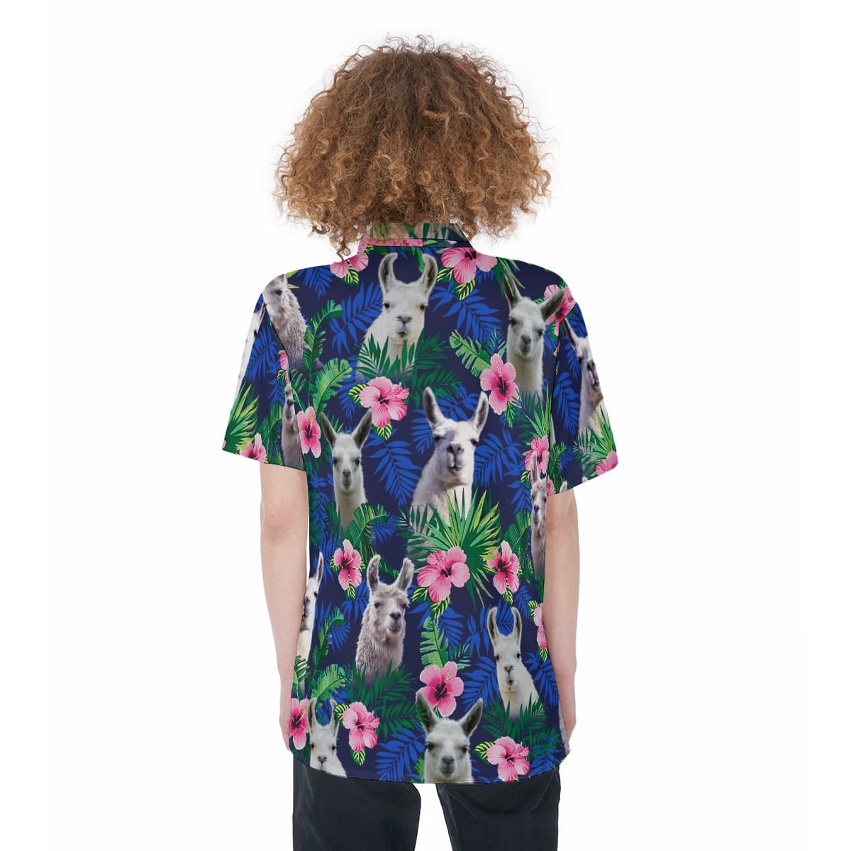 Tropical Llama Hawaiian Shirt