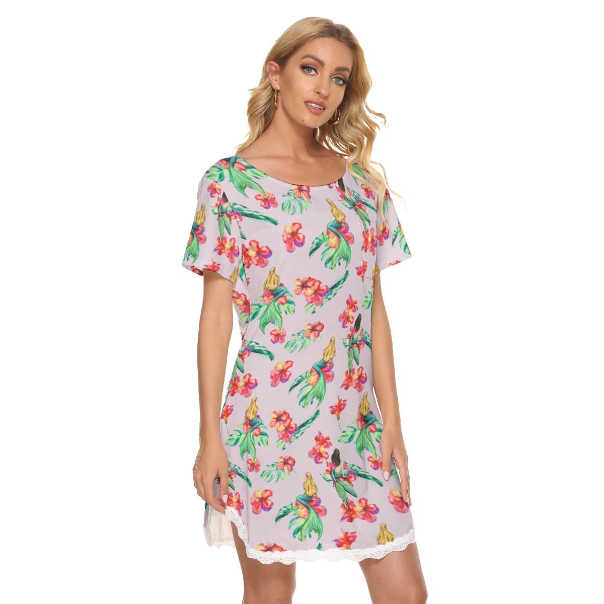 Mermaid Hawaiian Outfit For Women (2)