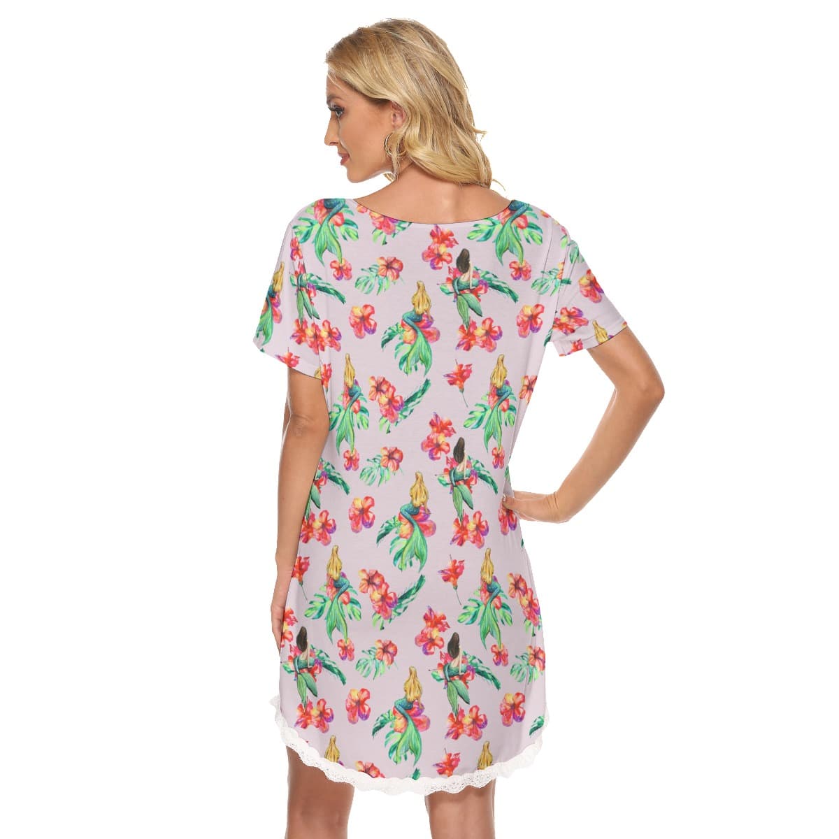 Mermaid Hawaiian Outfit For Women (4)