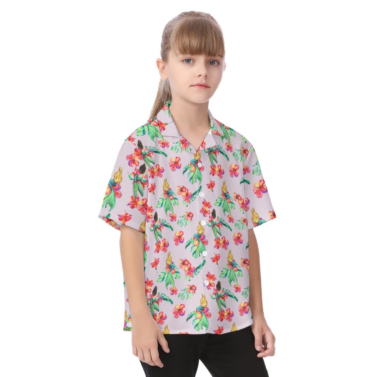 Mermaid Kid’s Hawaiian Shirt (2)