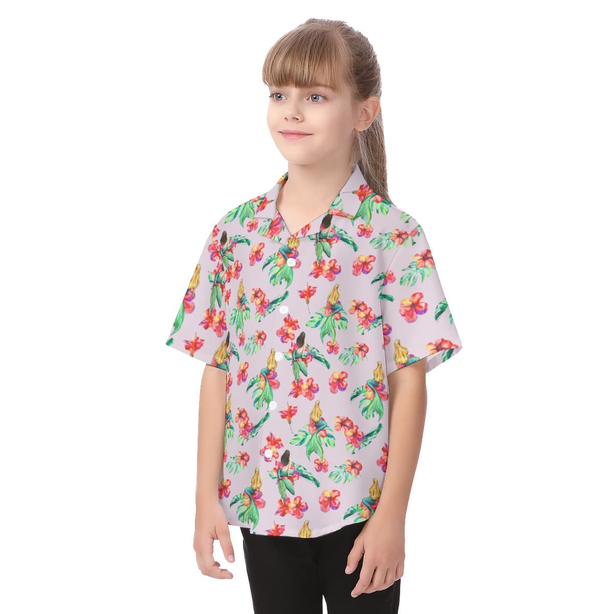 Mermaid Kid’s Hawaiian Shirt (3)