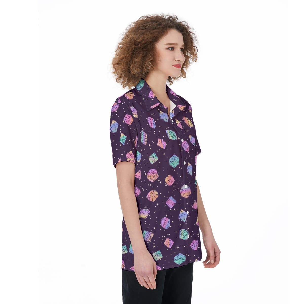 DND Dice Hawaiian Shirt For Women (1)