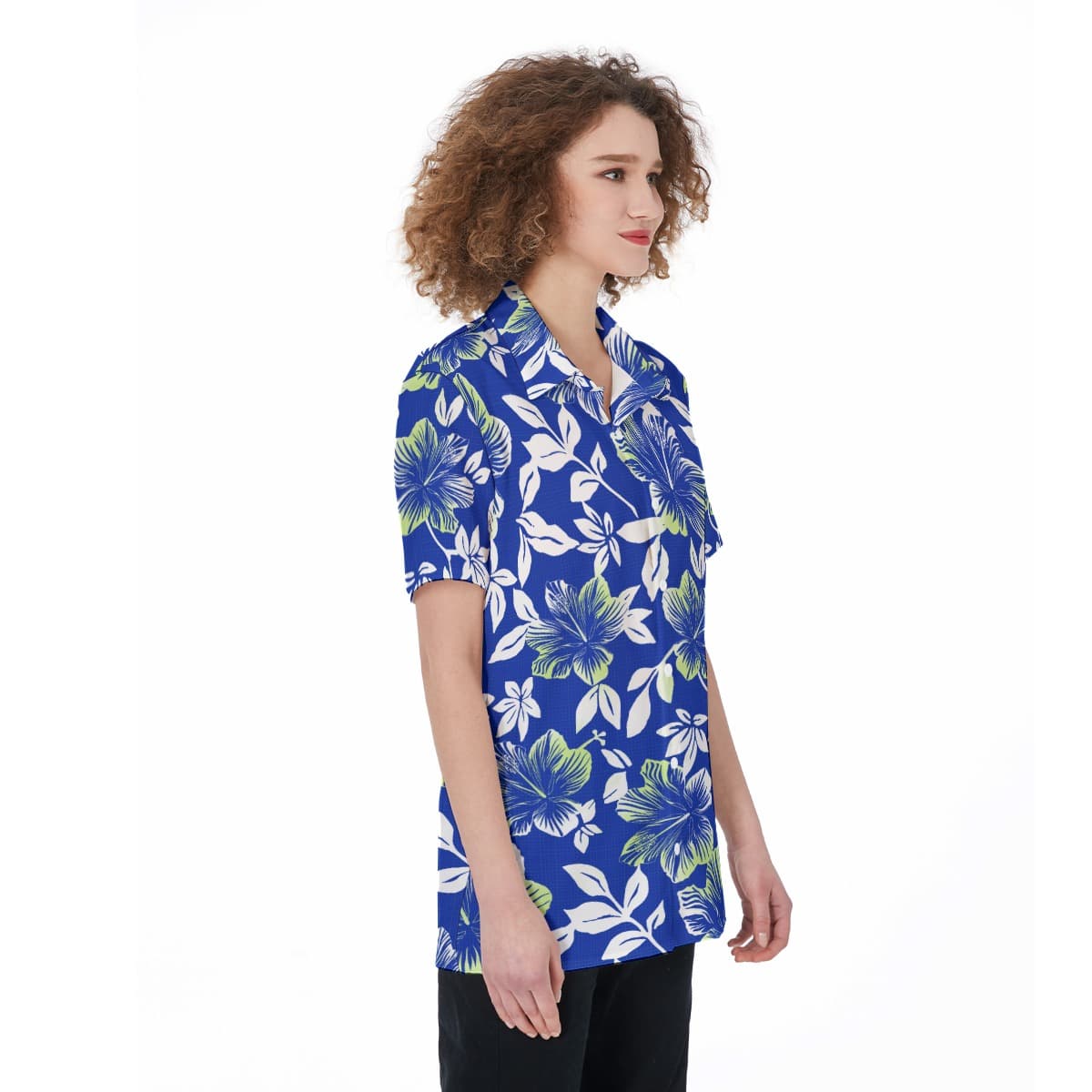 Flower Hawaiian Shirt For Women (2)
