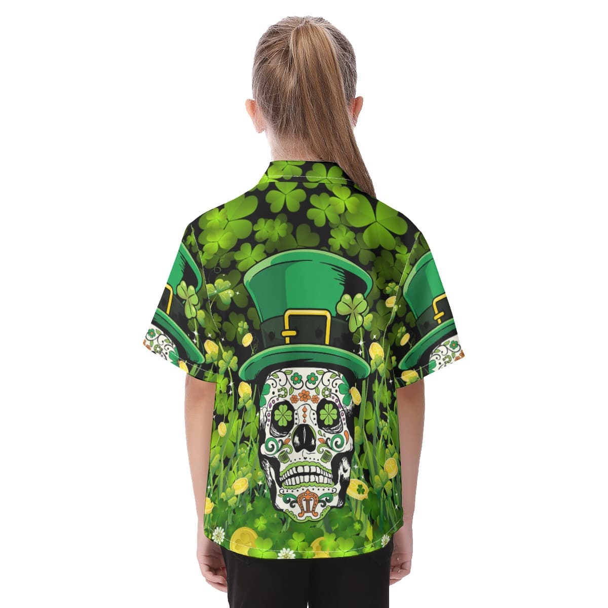 Goth Patrick Day Kid’s Aloha Shirt (3)