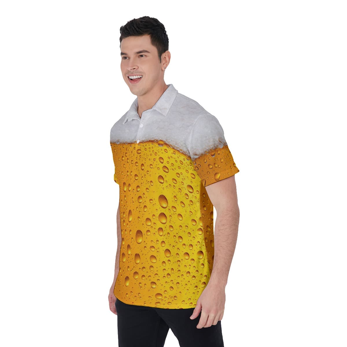 Beer 3D Men’s Polo Shirt (2)