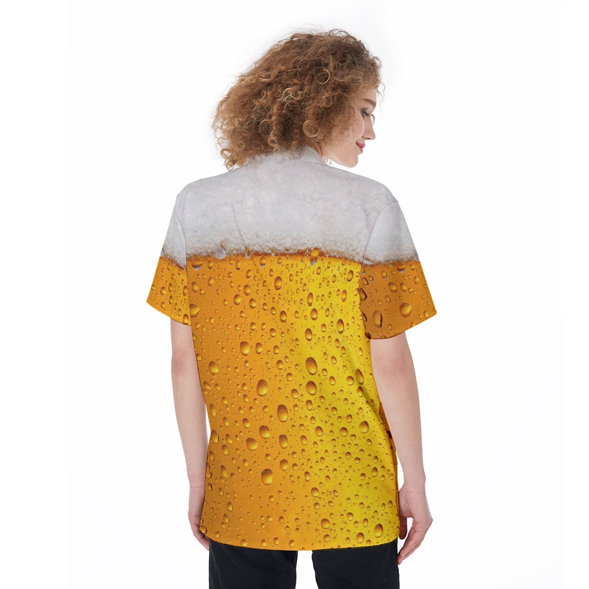 Beer Button Up Shirt For Women (4)