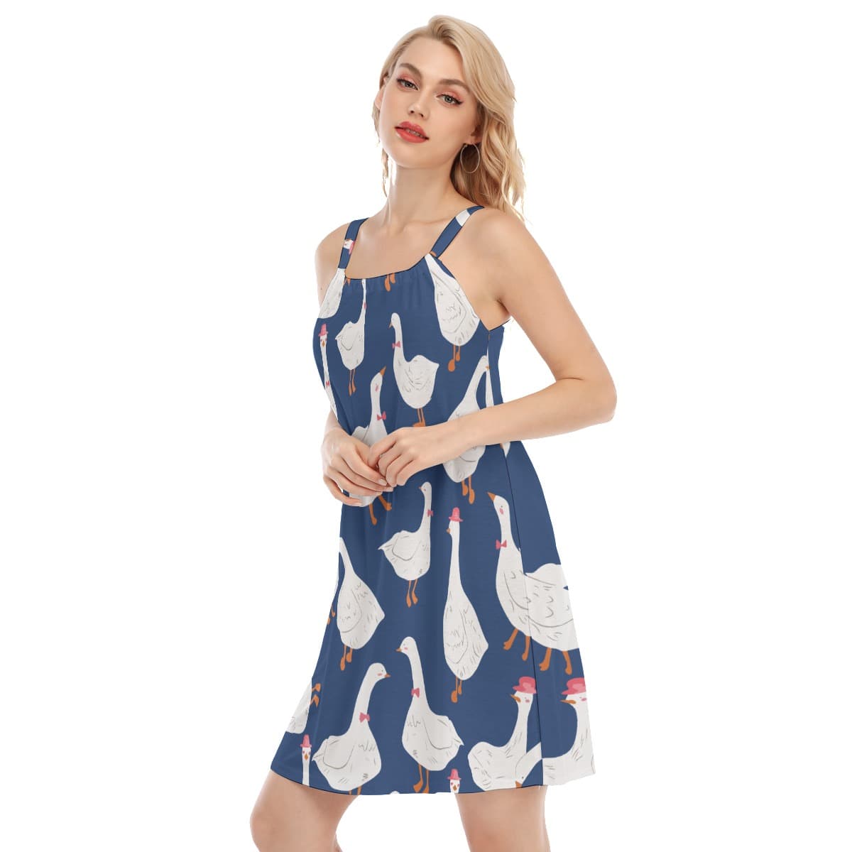 Blue Goose Hawaiian Dress (3)