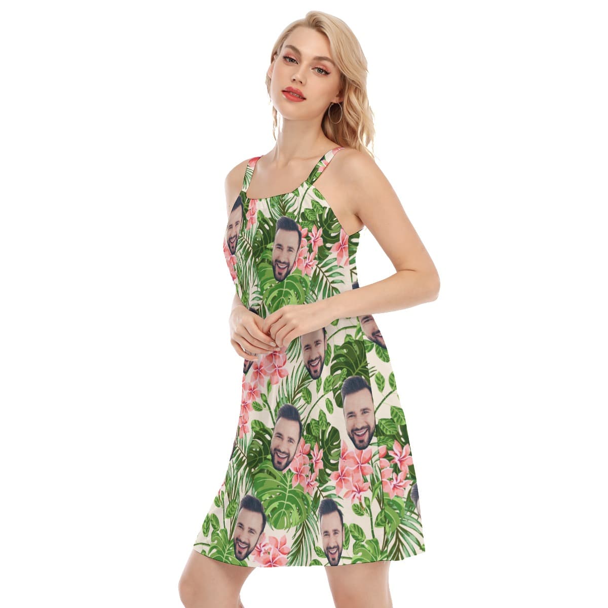 Custom Face Aloha Dress (3)