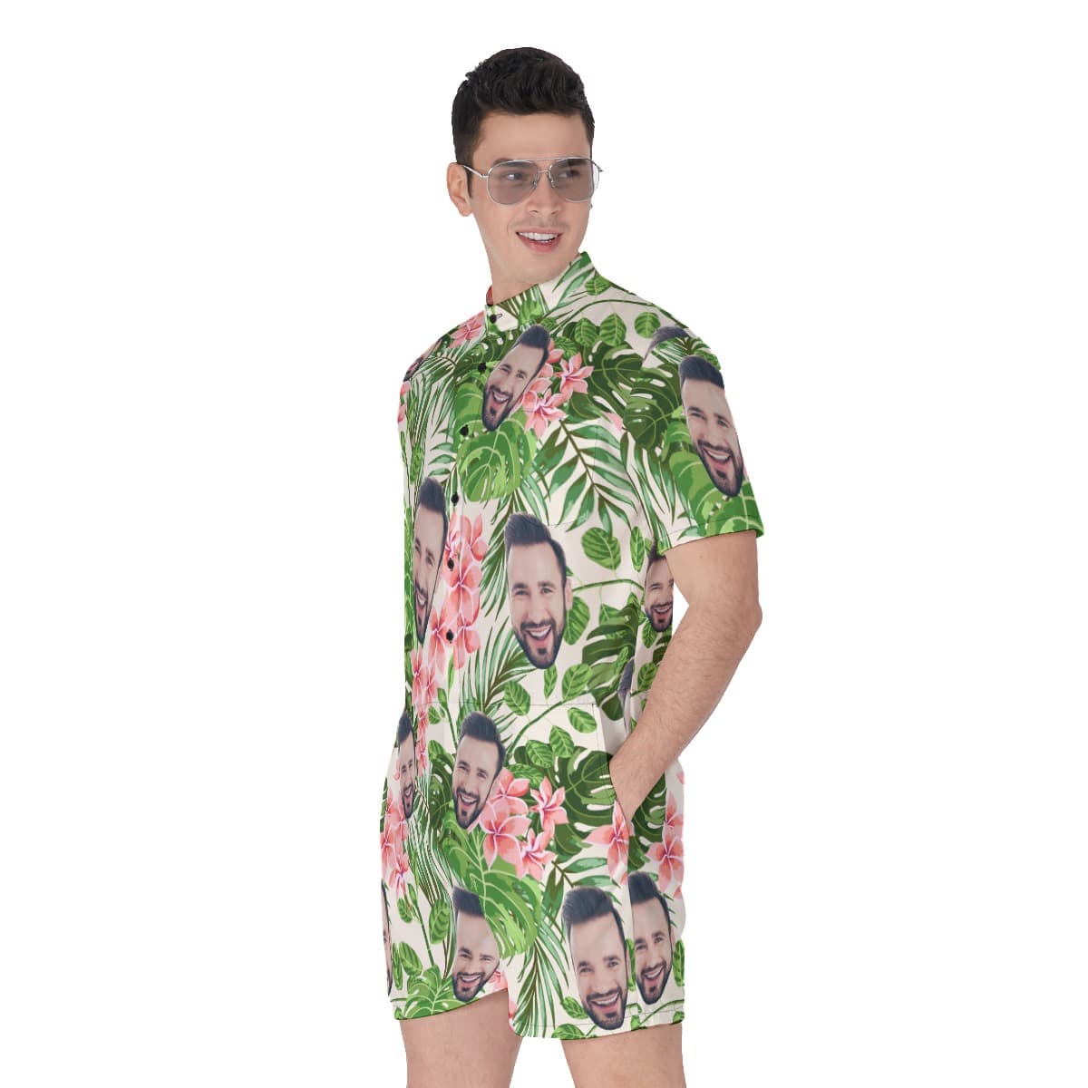 Custom Face Aloha Rompers For Men (4)