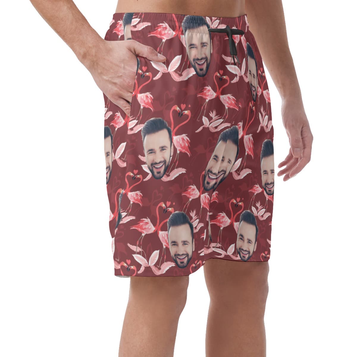 Custom Face Aloha Shorts For Men (2)