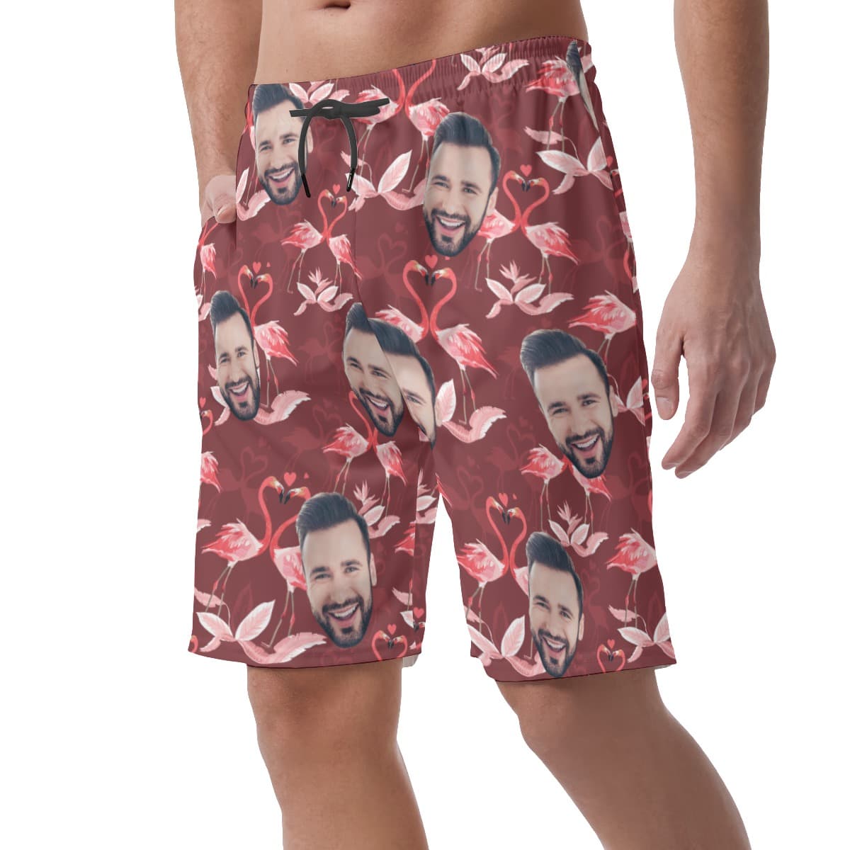 Custom Face Aloha Shorts For Men (3)