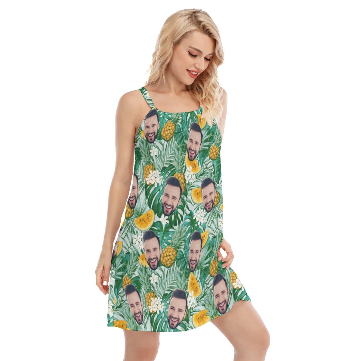 Custom Face Hawaiian Dress (7)
