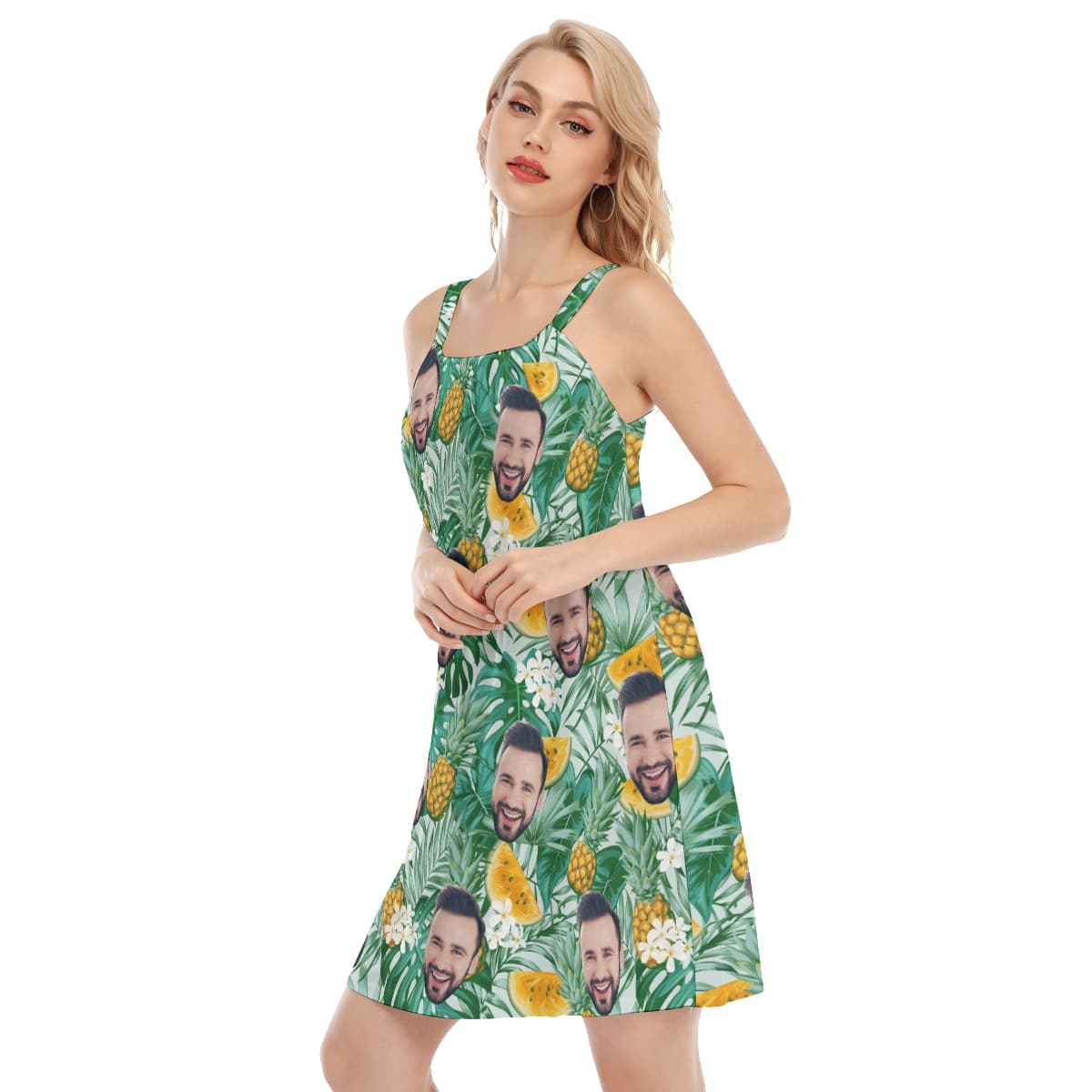 Custom Face Hawaiian Dress (8)