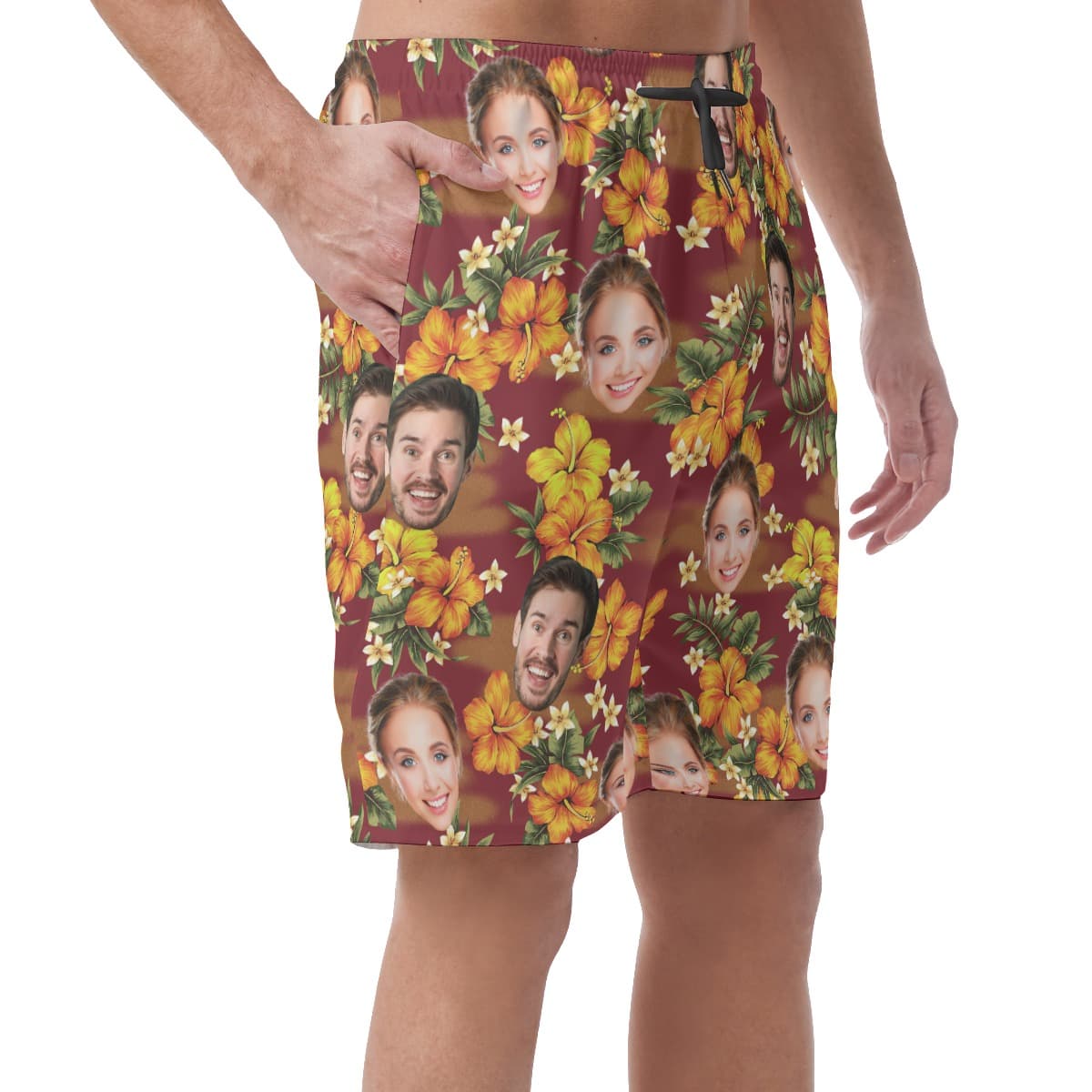 Custom Face Men’s Summer Shorts (2)