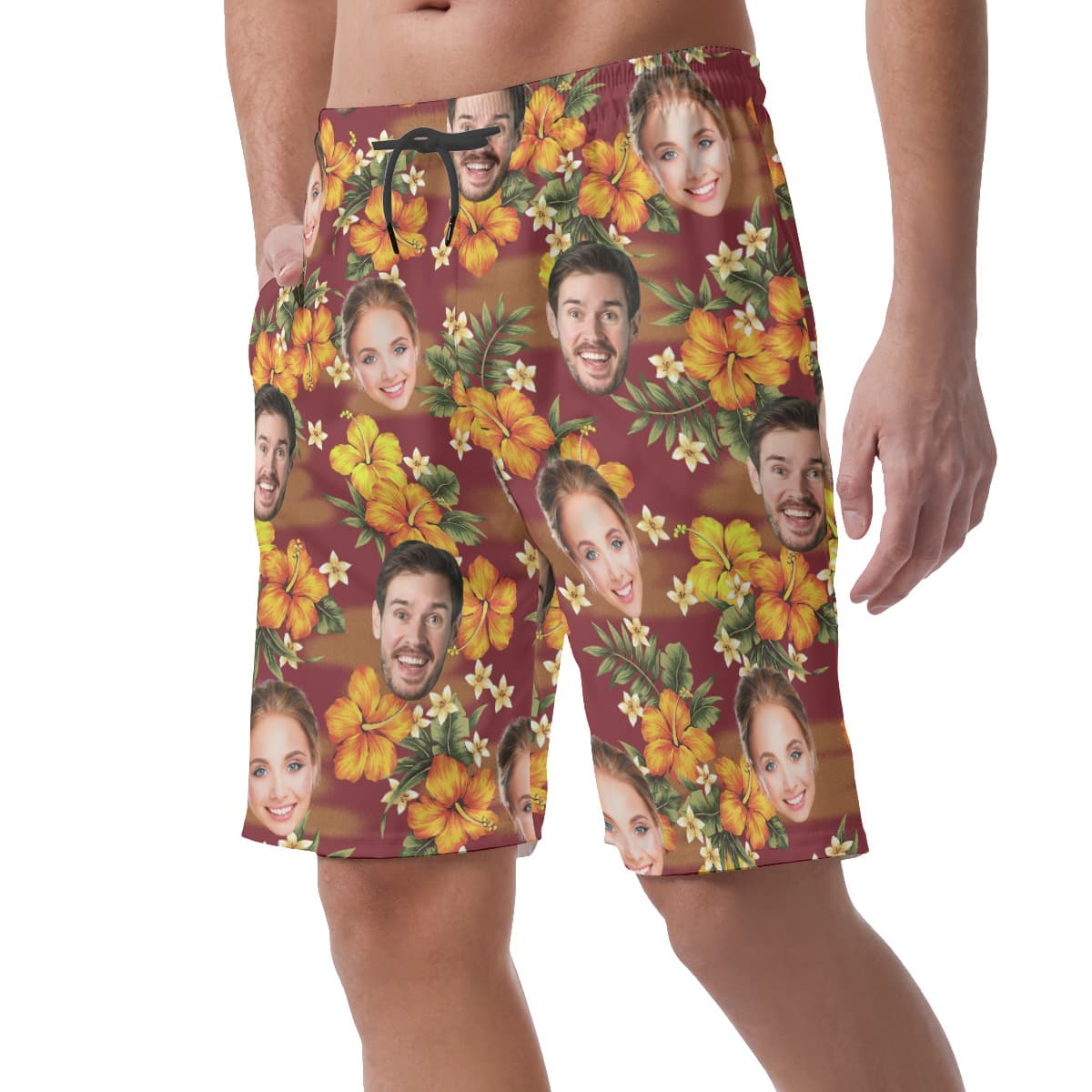 Custom Face Men’s Summer Shorts (3)