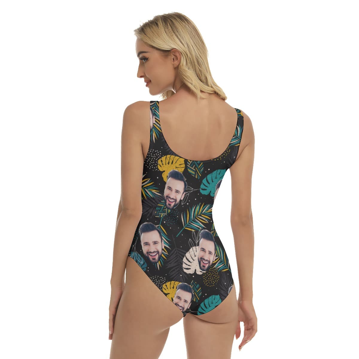 Custom Face One Piece Swimsuit (2)