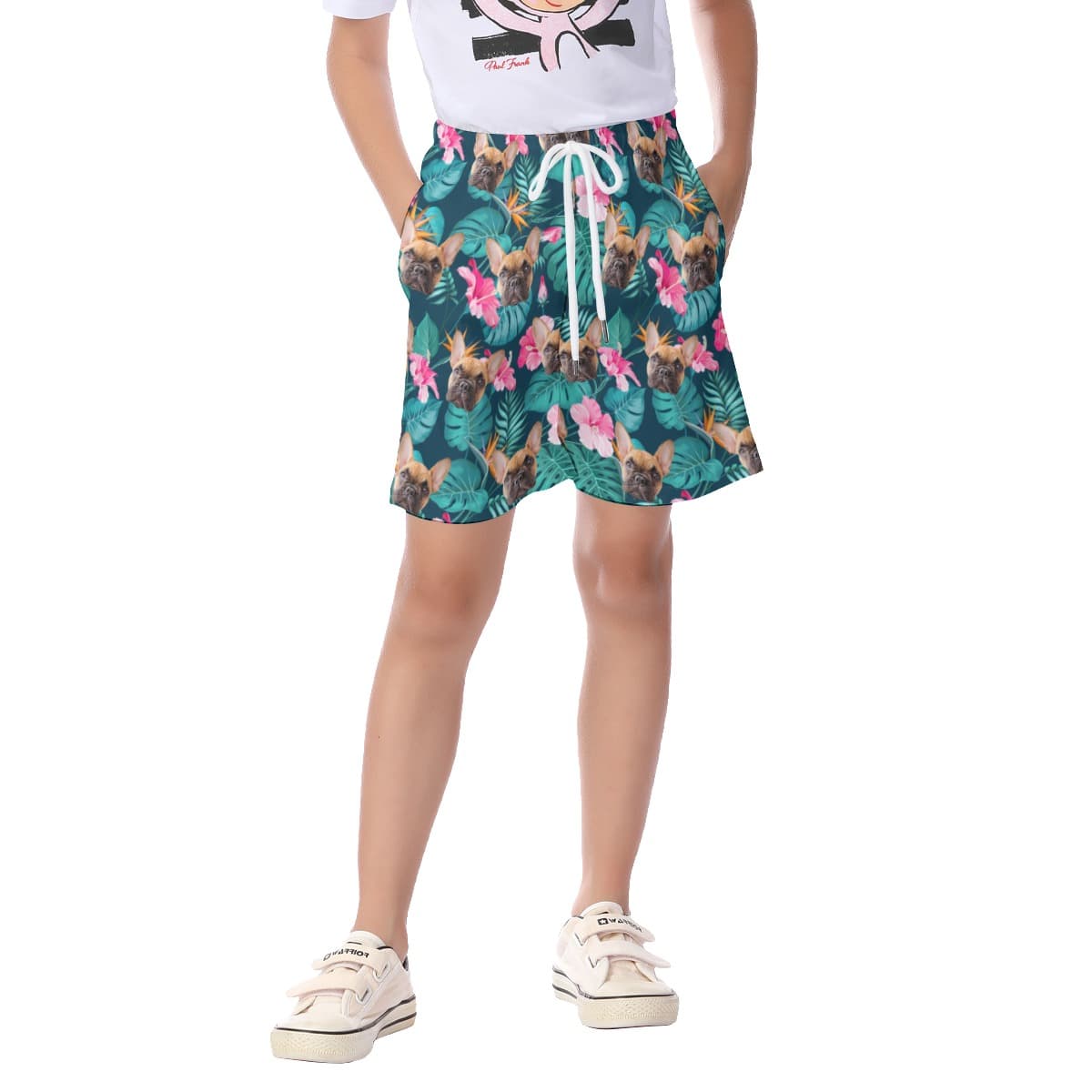 Custom Pet Kid’s Beach Shorts (2)