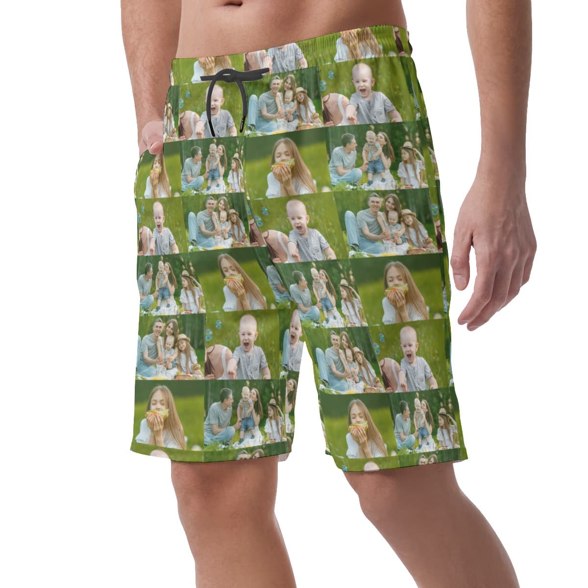 Custom Photo Men’s Beach Shorts (3)