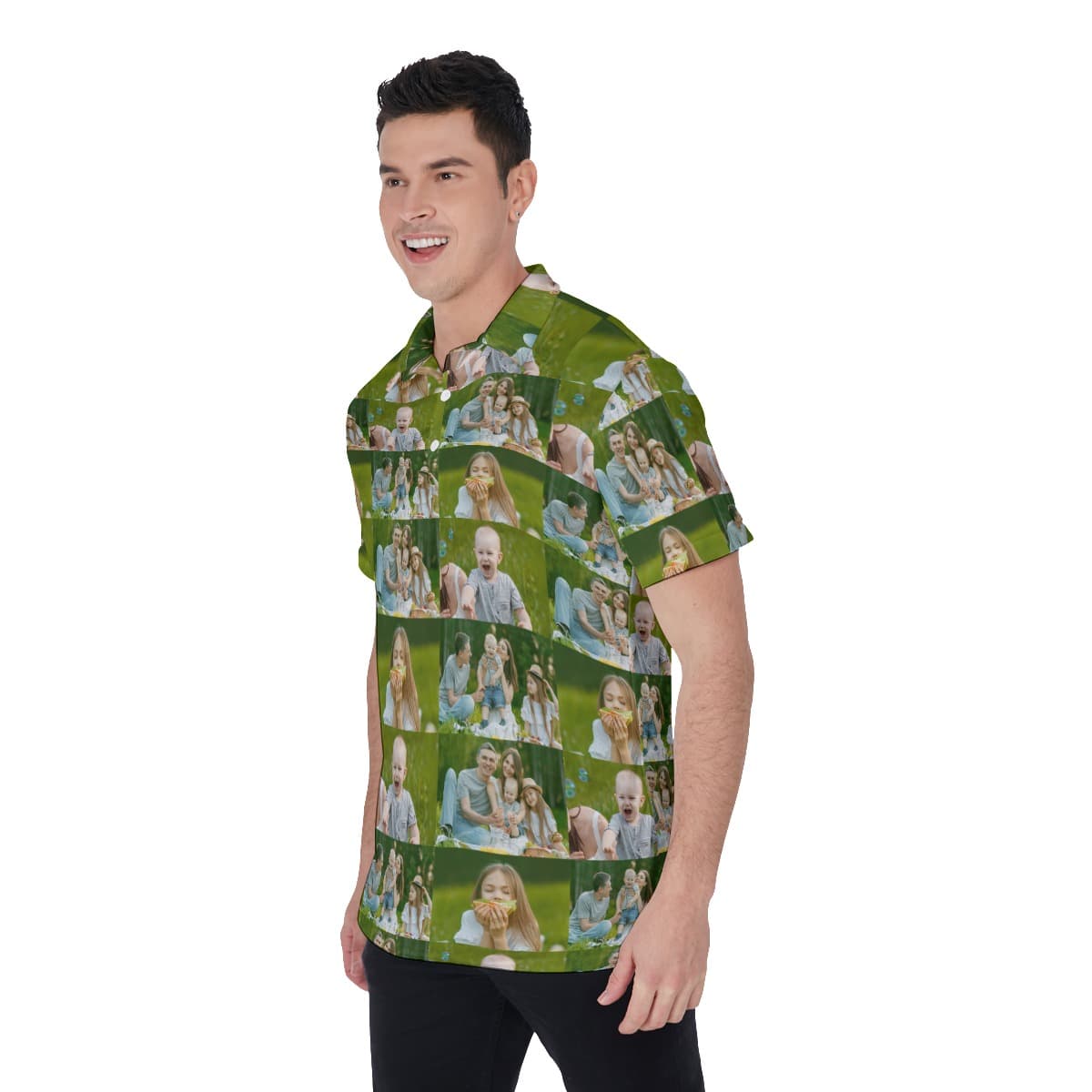 Custom Photo Men’s Polo Shirt (2)