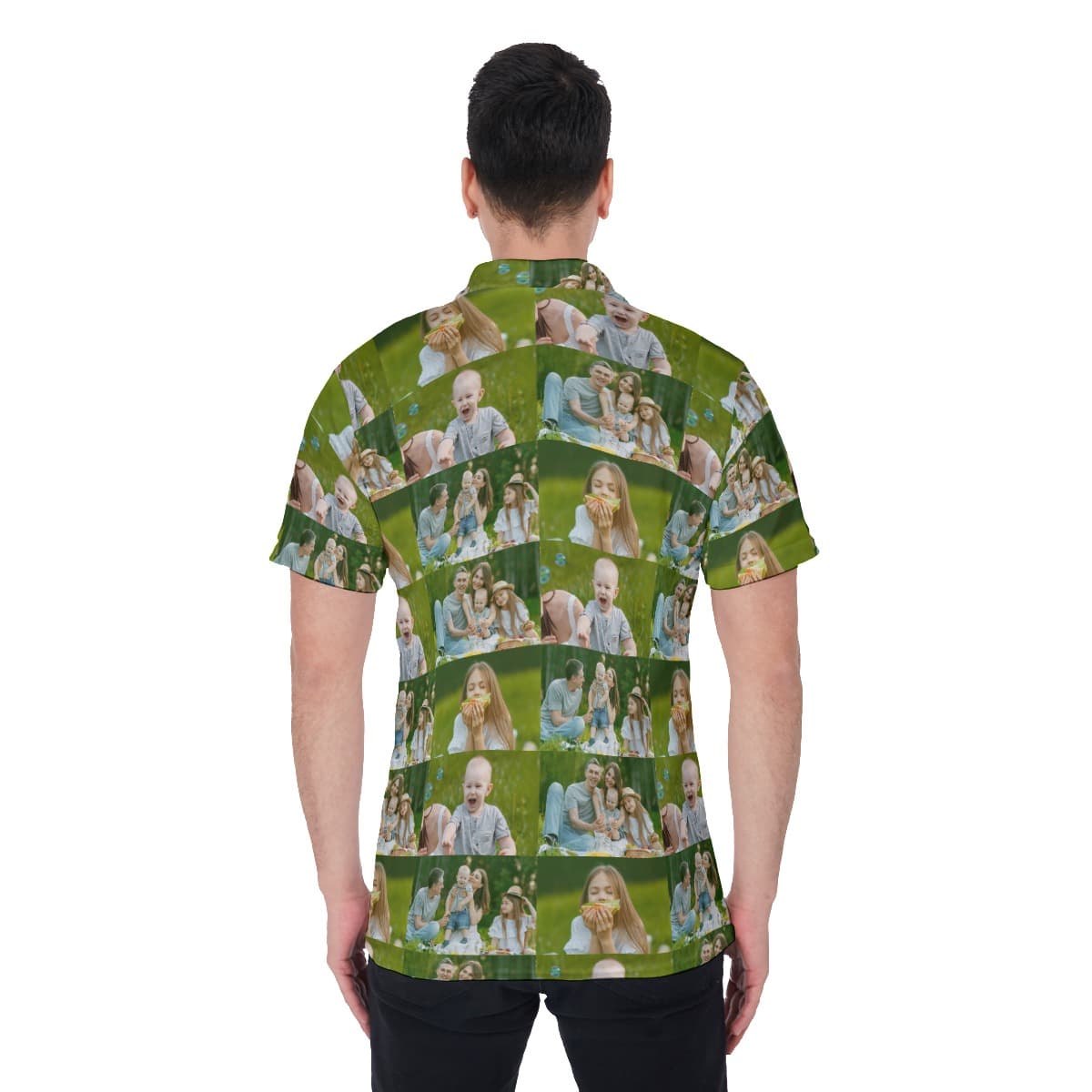 Custom Photo Men’s Polo Shirt (3)