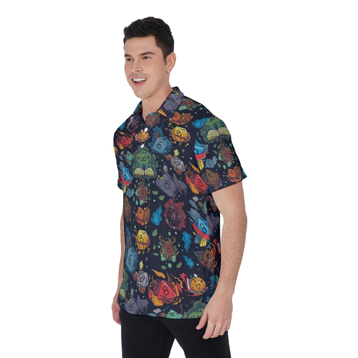 DND Dice Men’s Polo Shirt (3)