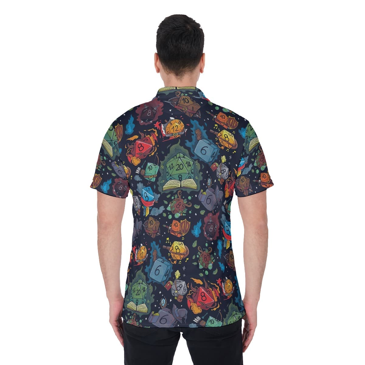 DND Dice Men’s Polo Shirt (4)