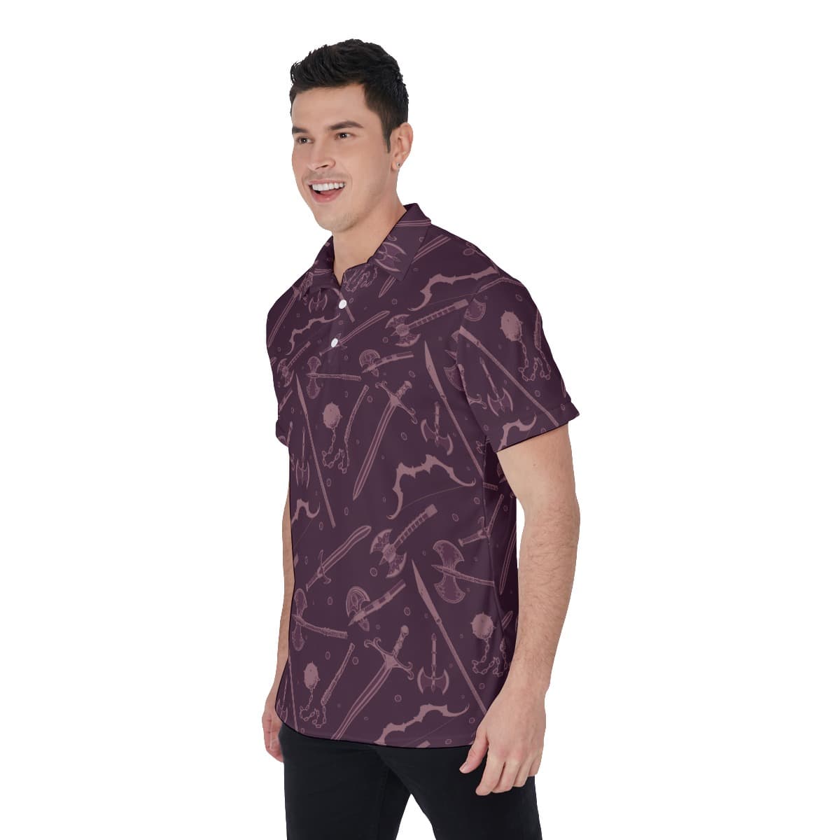 DND Weapons Men’s Polo Shirt (3)