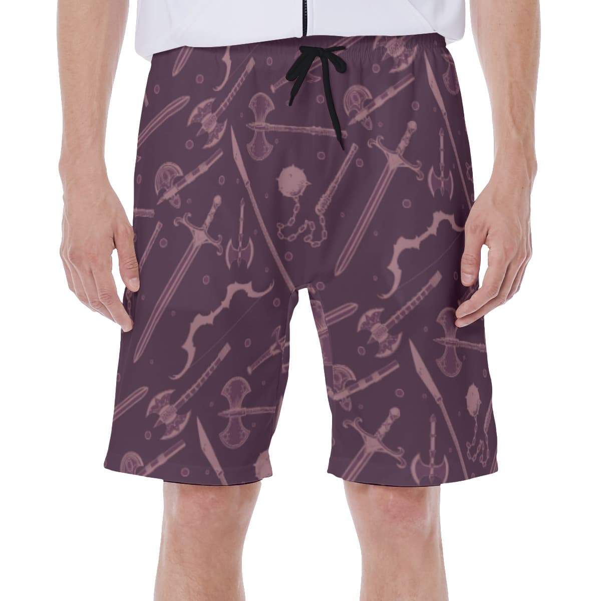 Dnd Medieval Weapons Swim Trunks (1)