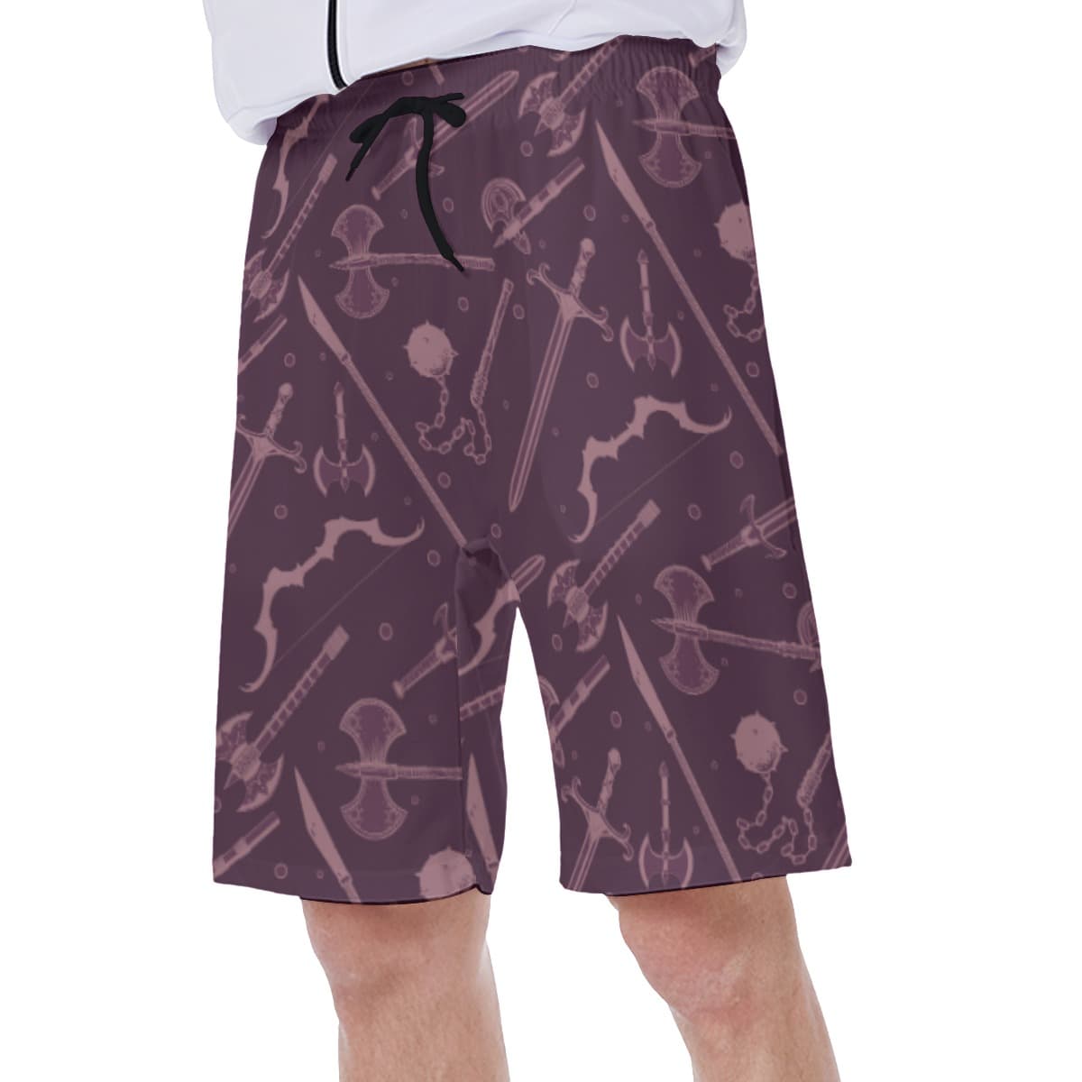 Dnd Medieval Weapons Swim Trunks (3)