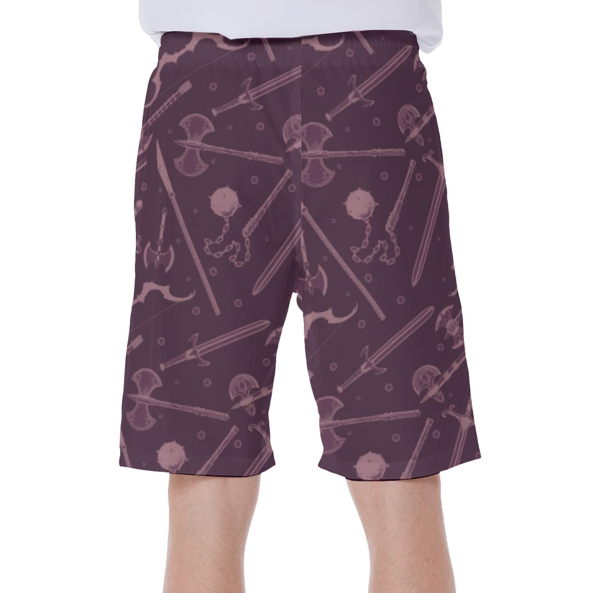 Dnd Medieval Weapons Swim Trunks (4)