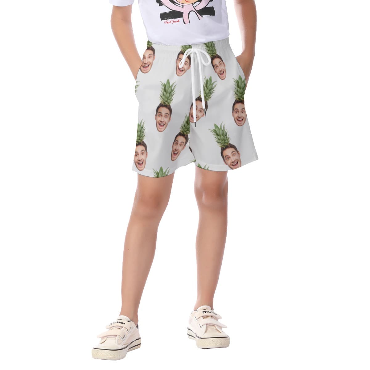 Face Custom Aloha Shorts For Kids (1)