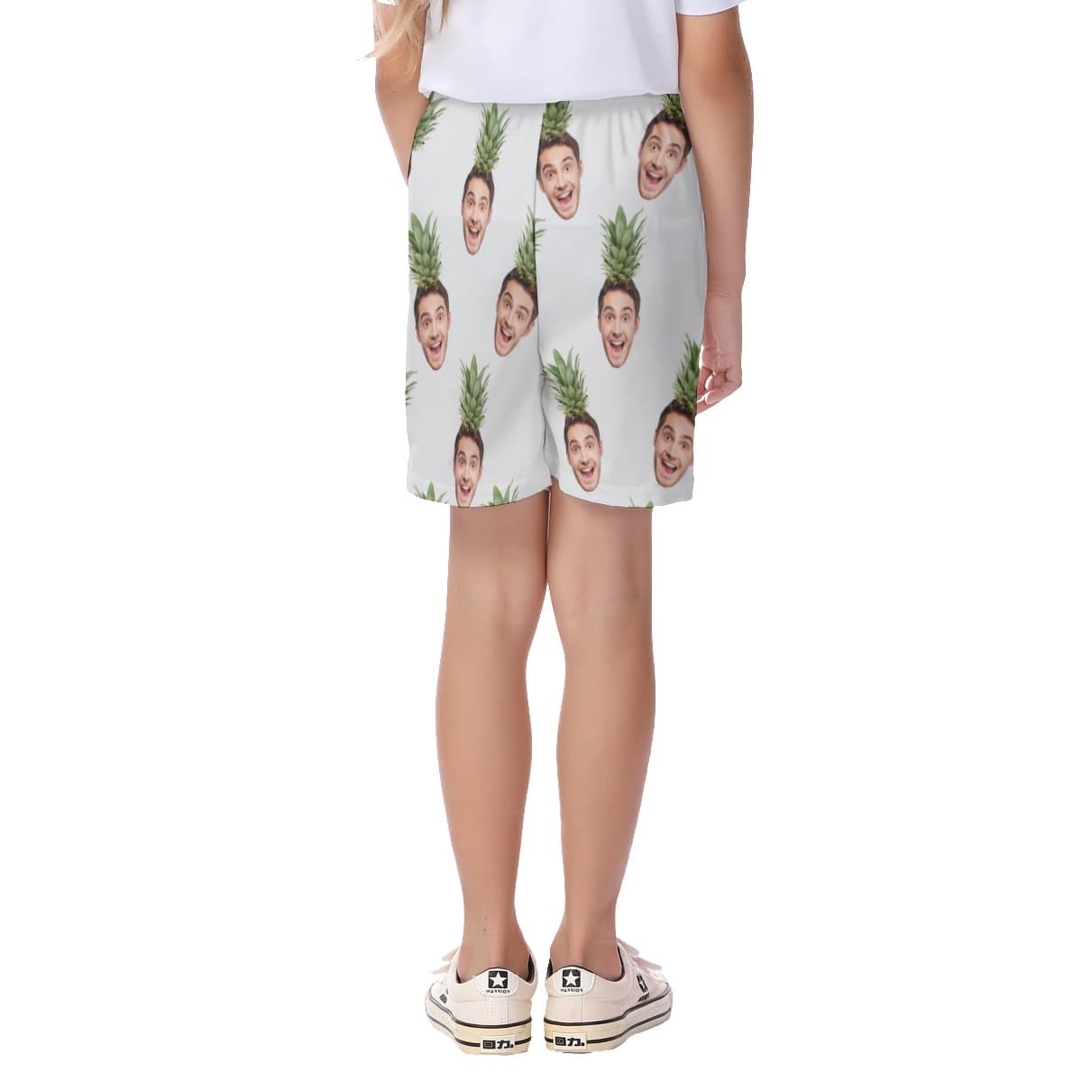 Face Custom Aloha Shorts For Kids (4)