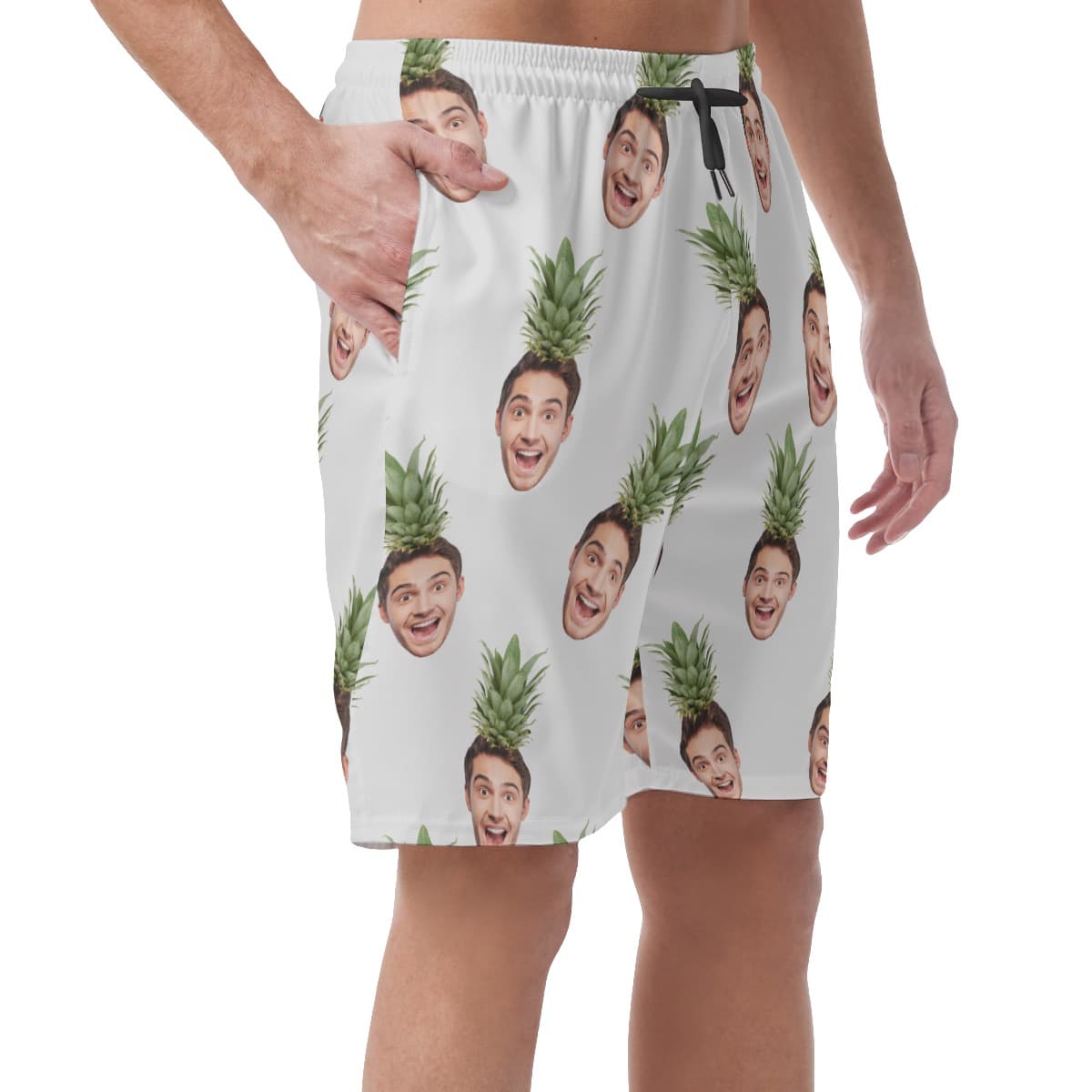 Face Custom Aloha Shorts For Men (2)