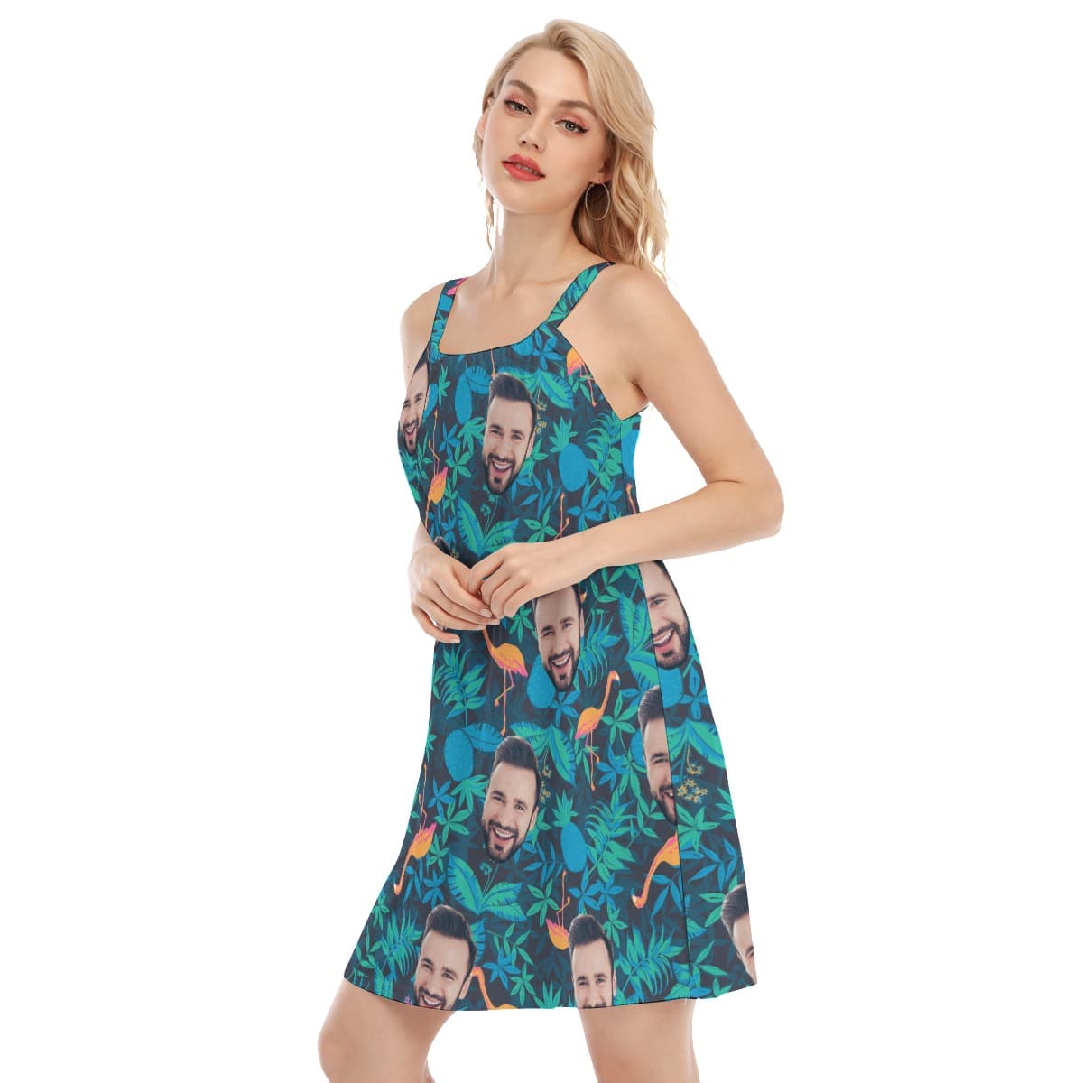 Face Custom Hawaiian Dress (3)
