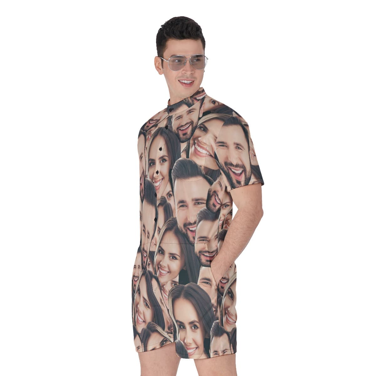 Funny Custom 2 Faces Men’s Romper (2)