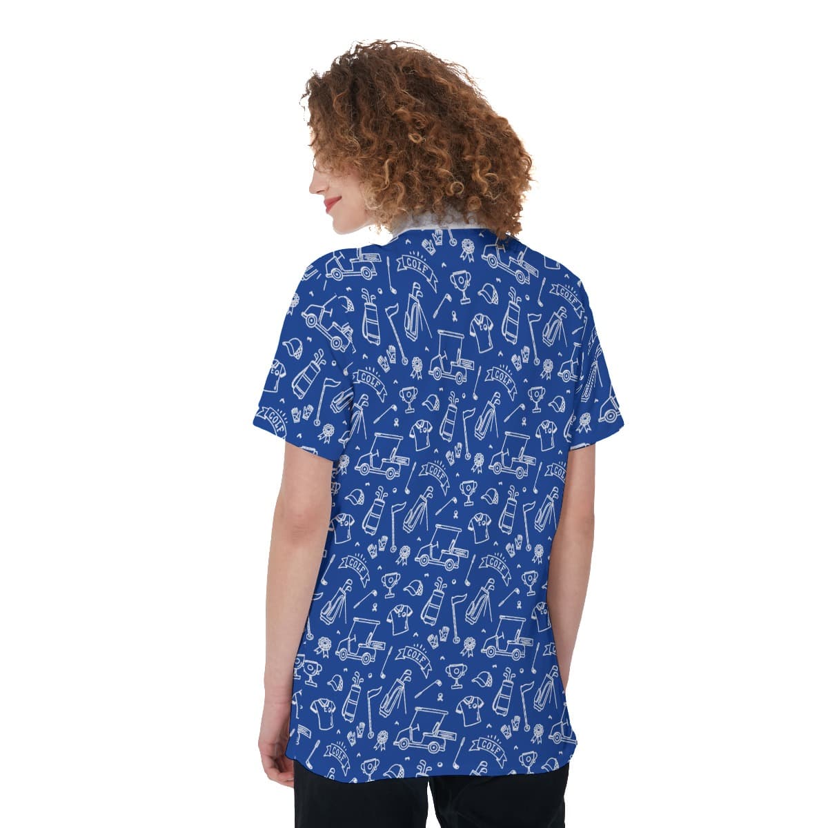 Golf Navy T-Shirt For Women (4)