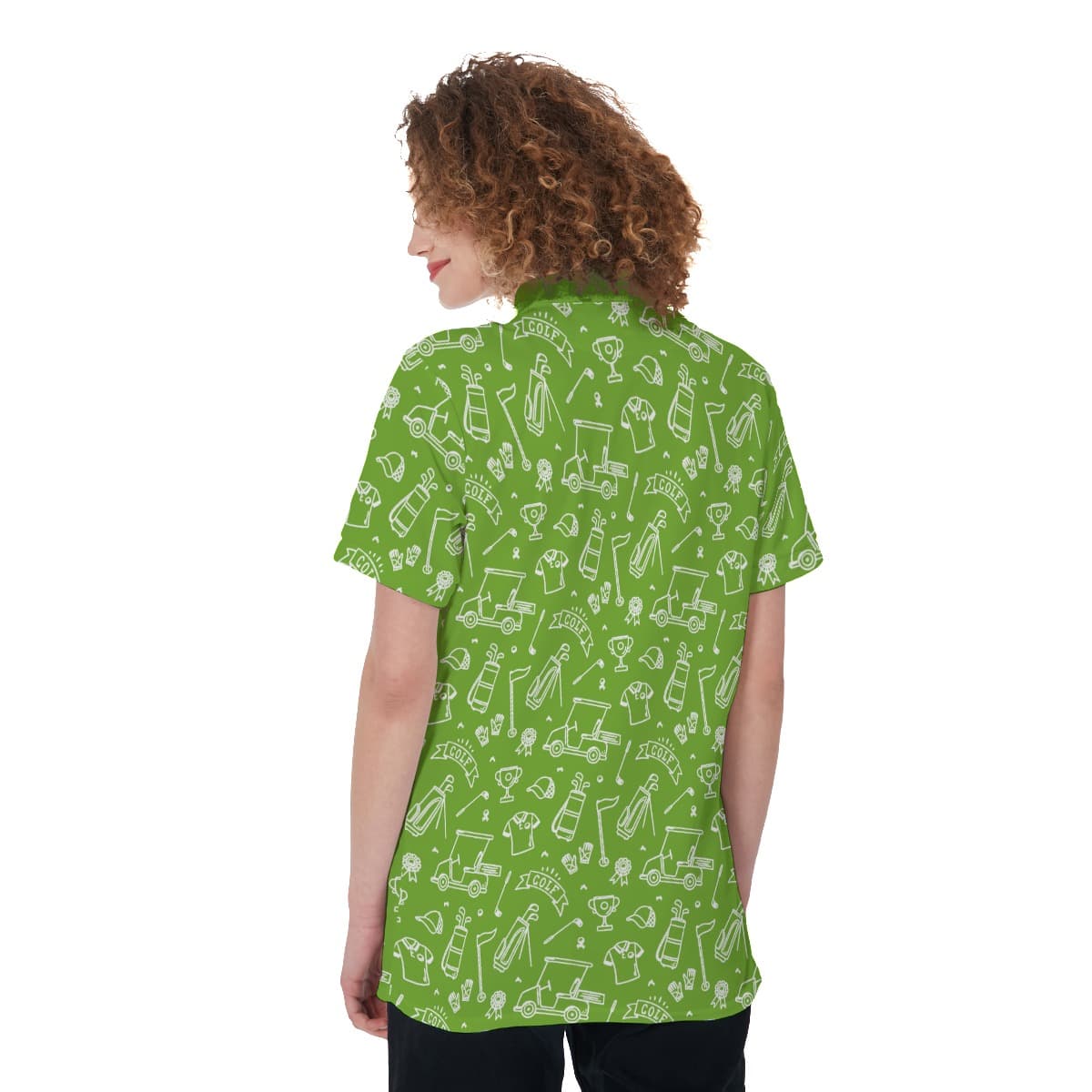 Green Ladies Golf T-Shirt (3)